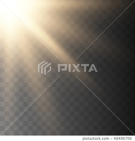 Lens flare light effect.  48406700