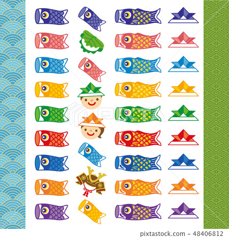 Children's Day Festival at Otoro Koinobori Advertisement Illustration Children's Day Festival at Otoro Koinobori Advertisement Illustration 48406812