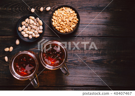 beer and snacks. party, pub, restaurant, bar food beer and snacks. party, pub, restaurant, bar food 48407467