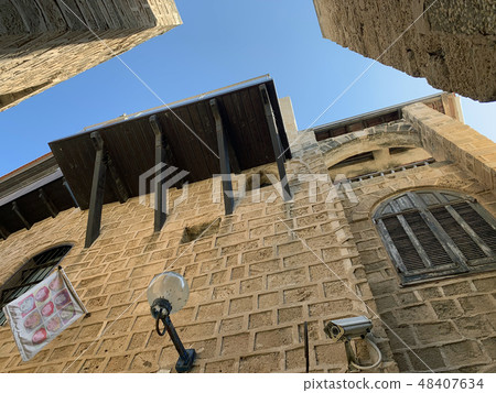 Narrow street of the old city of Jaffa Narrow street of the old city of Jaffa 48407634