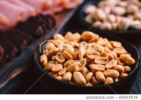 beer snacks. bar food, pub, oktoberfest appetizers beer snacks. bar food, pub, oktoberfest appetizers 48407639