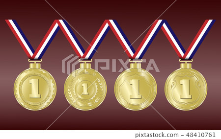 Luxury gold badges 48410761