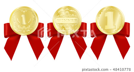 Luxury gold badges Luxury gold badges 48410778