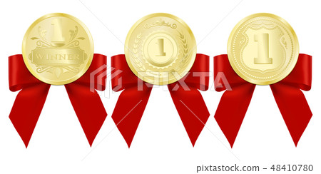 Luxury gold badges 48410780