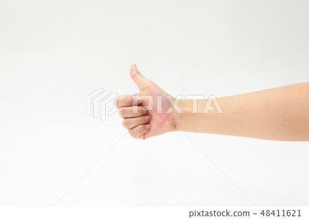 Hand expression Hand expression 48411621