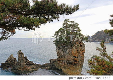 Sanriku Reconstruction National Park, Sanyo Rock 48411682