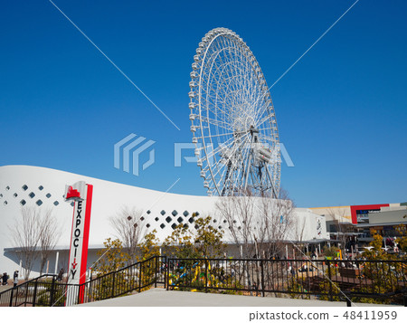 大阪奇里世博園區EXPOCITY和摩天輪 48411959