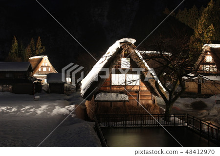 Gokayama Architectural Architecture Light-up Toyama Prefecture Gokayama Architectural Architecture Light-up Toyama Prefecture 48412970