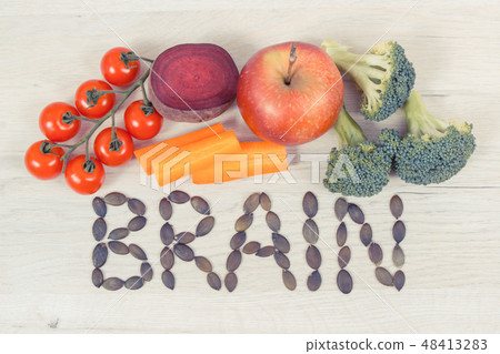Healthy nutritious eating as source vitamin 48413283