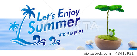 Summer banner 48413931