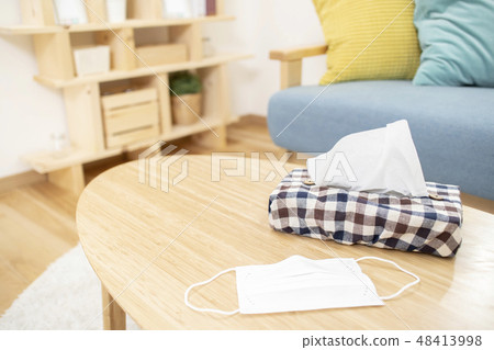 Hay fever disease image mask tissue Hay fever disease image mask tissue 48413998