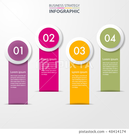 Business Infographics design template illustration 48414174