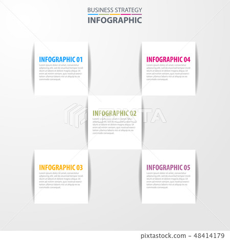 Business Infographics design template illustration Business Infographics design template illustration 48414179