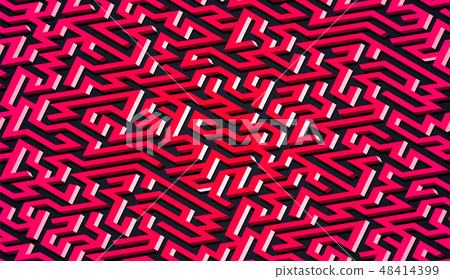 Maze pattern abstract background with vibrant labyrinth for poster or wallpaper Maze pattern abstract background with vibrant labyrinth for poster or wallpaper 48414399