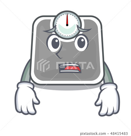 Afraid weight scala on the mascot table Afraid weight scala on the mascot table 48415483