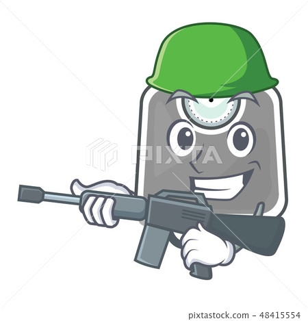 Army weghit scales in the shape characters 48415554