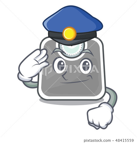 Police weghit scales in the shape characters 48415559