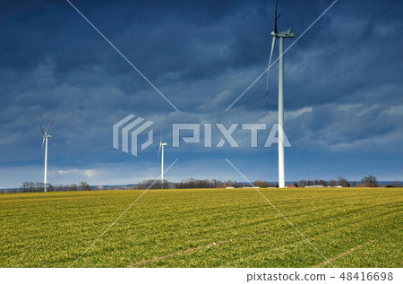 Windmills for electric power production Windmills for electric power production 48416698
