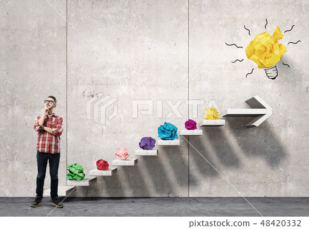 In search of his great idea 48420332