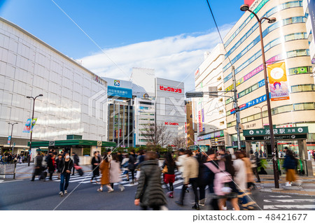 Tokyo Ikebukuro Station front east entrance Tokyo Ikebukuro Station front east entrance 48421677