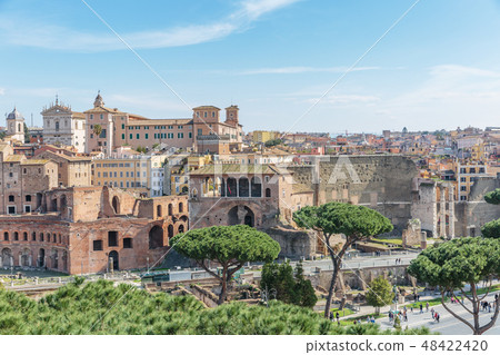 rajan Market is large complex of ruins of Rome rajan Market is large complex of ruins of Rome 48422420