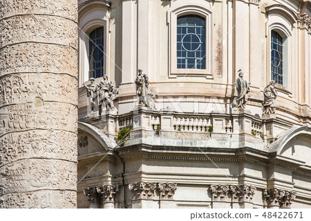 RomeTrajan Column church of Santa Maria di Loreto 48422671