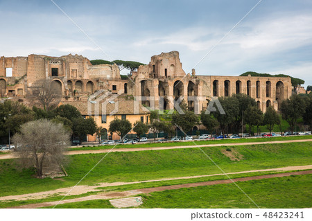 Palatine Hill Ruins Circus Maximus Rome 48423241