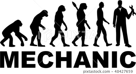 Mechanic evolution with job title Mechanic evolution with job title 48427659