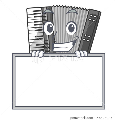 Grinning with board according cartoons in the music room Grinning with board according cartoons in the music room 48428027