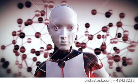 Artificial Intelligence AI Scientific Concept Artificial Intelligence AI Scientific Concept 48428233