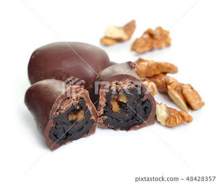 Homemade Candies with dried plum and nuts Homemade Candies with dried plum and nuts 48428357