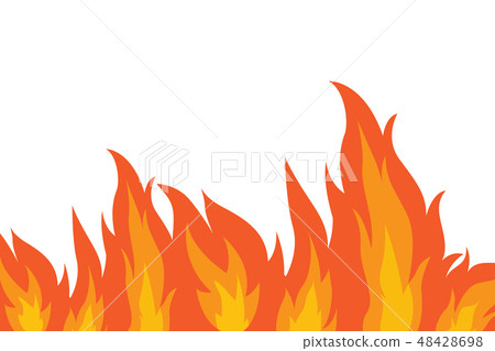 Fire flame isolated illustration Fire flame isolated illustration 48428698