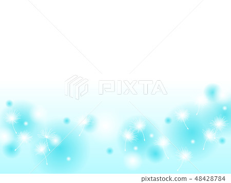 Dandelion's downy illustration background Dandelion's downy illustration background 48428784