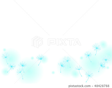 蒲公英的柔軟的例證背景 蒲公英的柔軟的例證背景 48428788