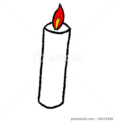 A candle A candle 48429480