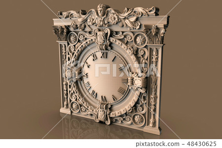 Ancient architectural images of a decor, 48430625