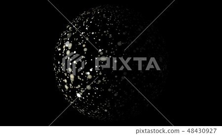CG particle sphere CG particle sphere 48430927