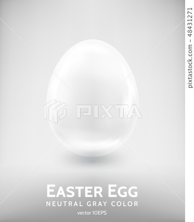 Porcelain White Easter Egg Template 48431271