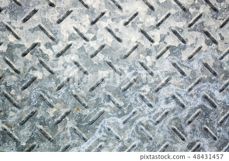 metal diamond plate in gray color 48431457