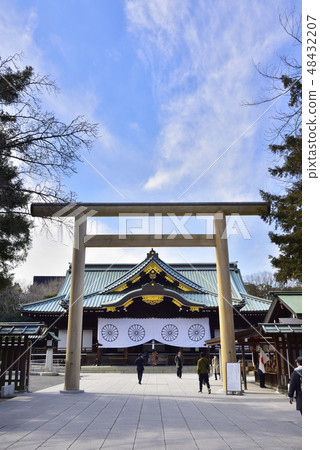 靖國神社中門Torii(東京千代田區) 靖國神社中門Torii(東京千代田區) 48432207