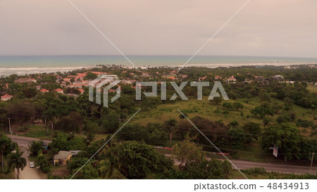 The shore of the sea from a bird's eye view The shore of the sea from a bird's eye view 48434913