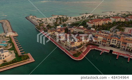 The shore of the sea from a bird's eye view The shore of the sea from a bird's eye view 48434964