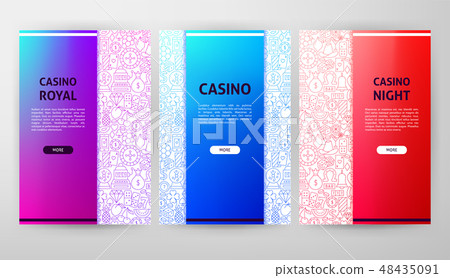 Casino Night Brochure Web Design 48435091