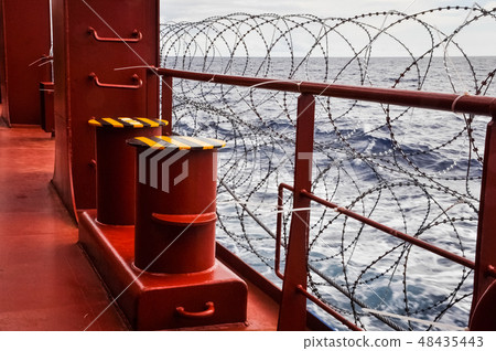 Pirate protection measures onboard merchant ship 48435443