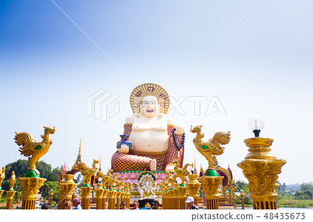 Smiling Buddha on Koh Samui, Thailand Smiling Buddha on Koh Samui, Thailand 48435673