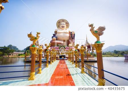 Smiling Buddha on Koh Samui, Thailand Smiling Buddha on Koh Samui, Thailand 48435675