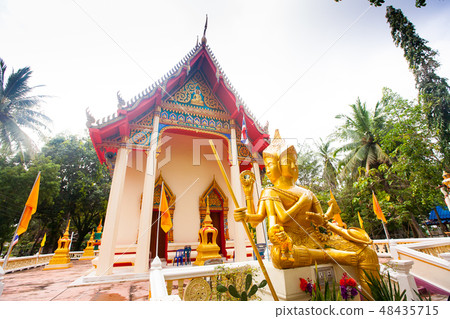 Buddhist temple in koh Samui, Thailand. Buddhist temple in koh Samui, Thailand. 48435715