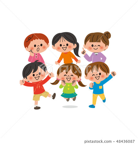 Energetic children 48436087