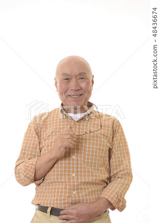 戴戴眼鏡的微笑的眼鏡的前輩 戴戴眼鏡的微笑的眼鏡的前輩 48436674