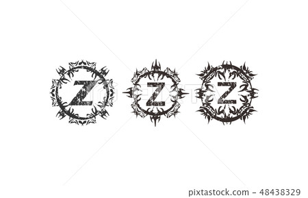 Rough Letter Z Template Set Rough Letter Z Template Set 48438329